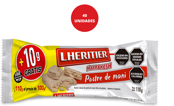 Caja cerrada - Postre de Maní LHERITIER Marrakesh + 10 g Gratis